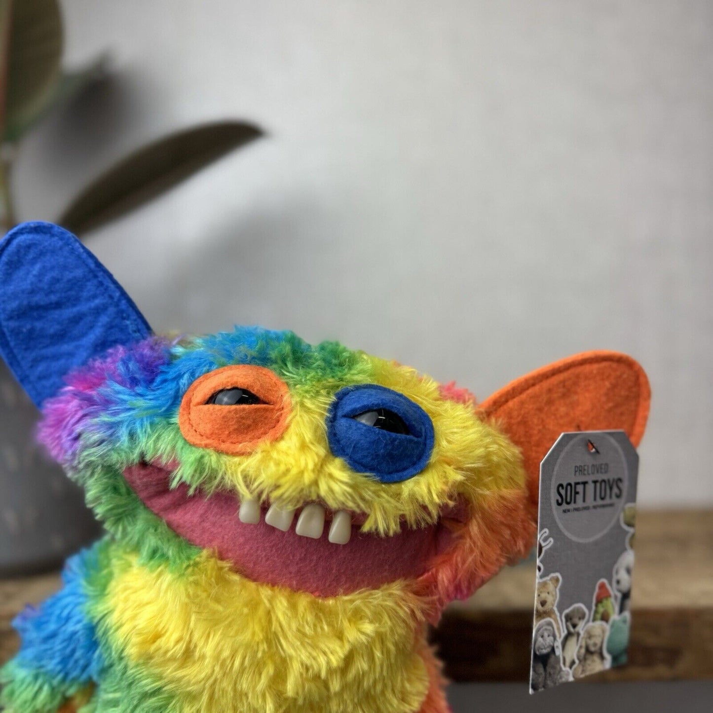 Fuggler Snuggler Grin Grin Fug - Rainbow Fluffy Fuggler Funny Ugly Monster