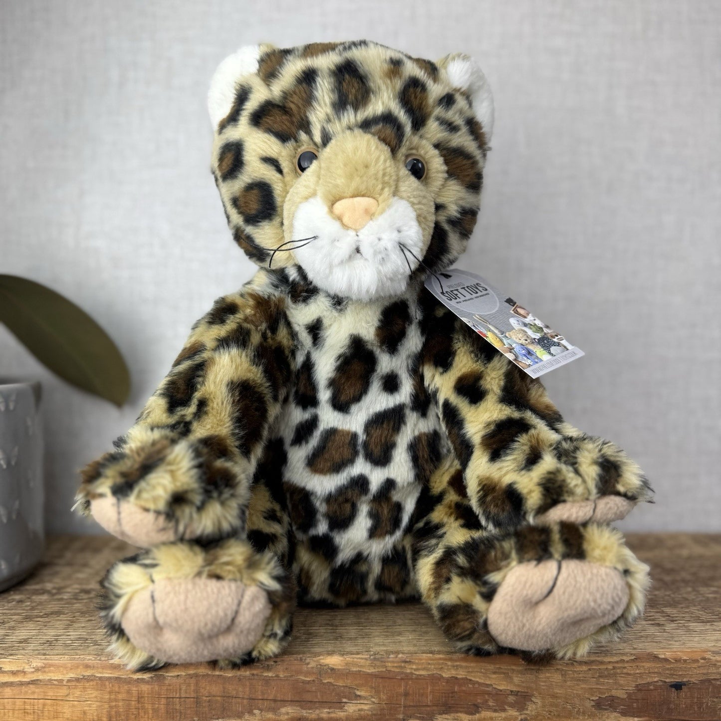 Build A Bear WWF Leopard Cheetah Plush Stuffed Animal 2012 World Wildlife 12"