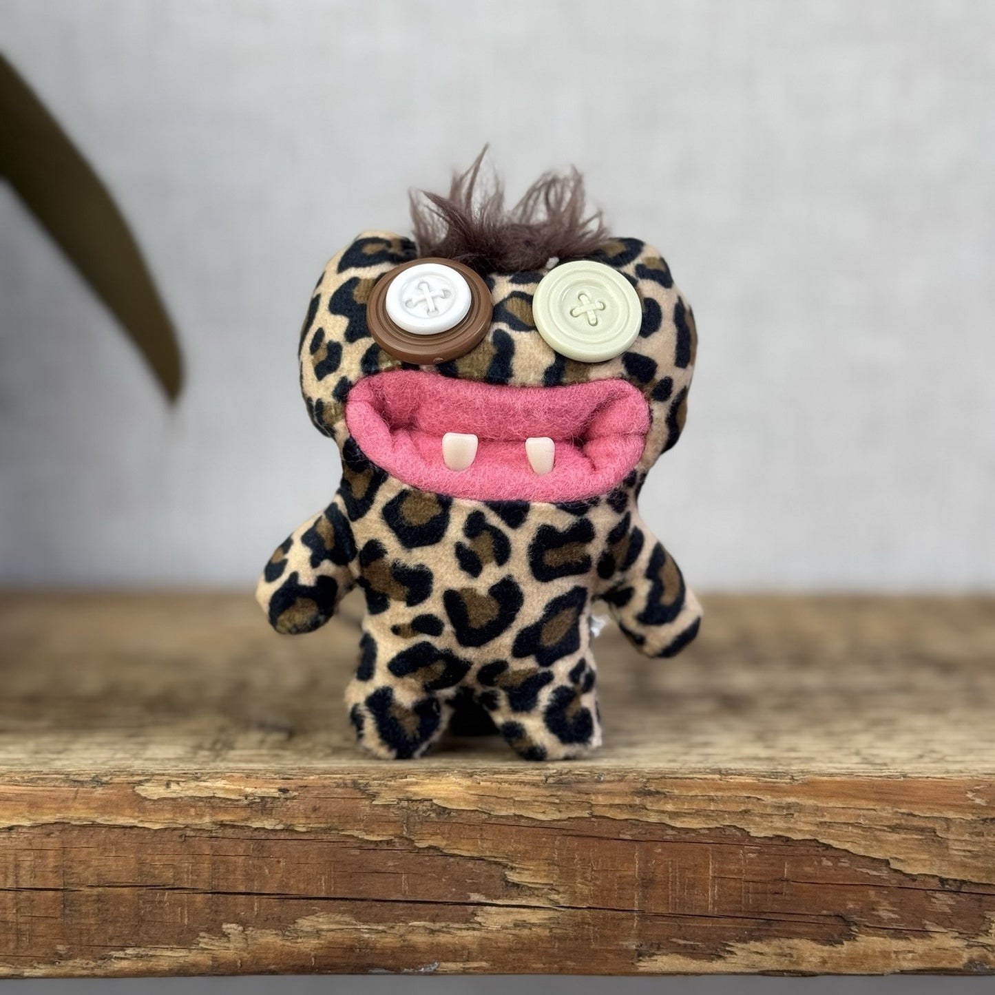 Fuggler Baby Fugg Leopard Print Screech Baby - Brown Tiny Fuggler Baby Mini