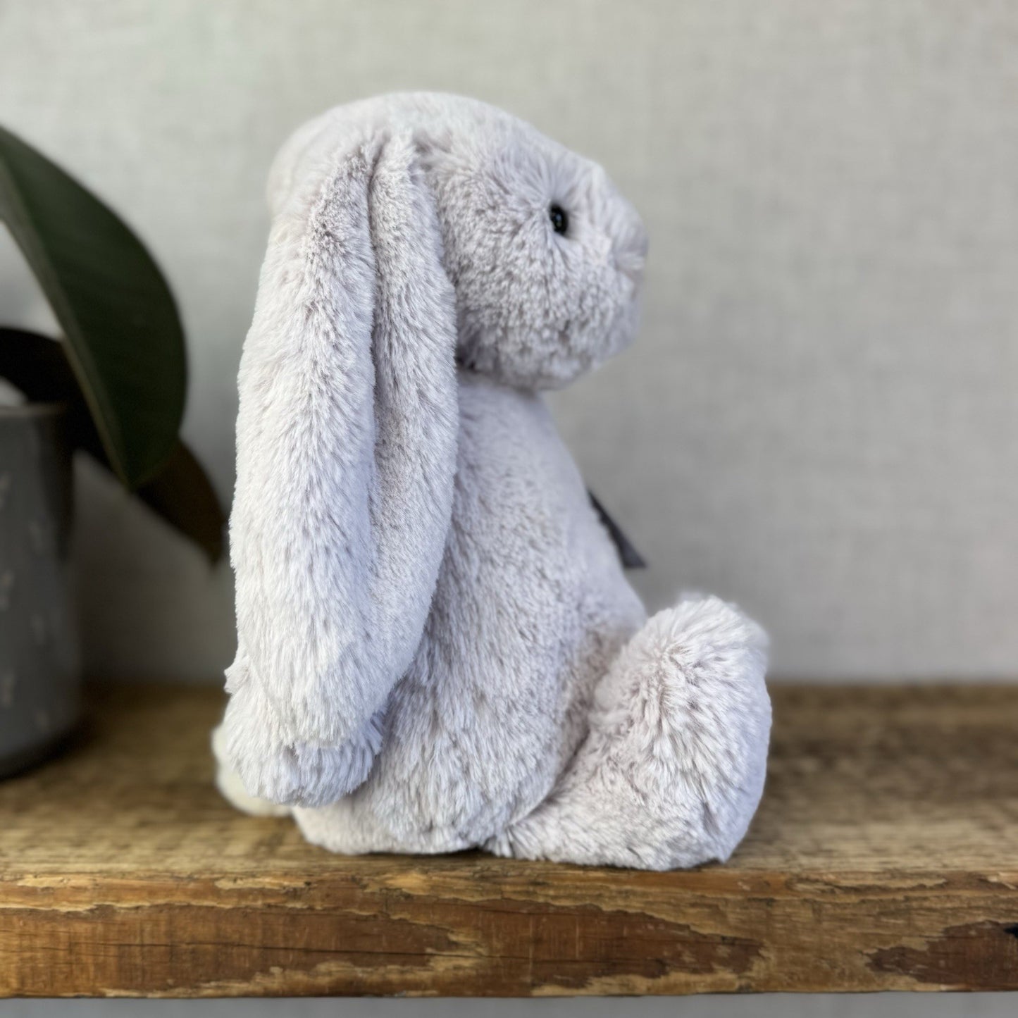 Jellycat Bashful Bunny Lilac - Light Purple Bunny White Tail Rabbit 12” Retired