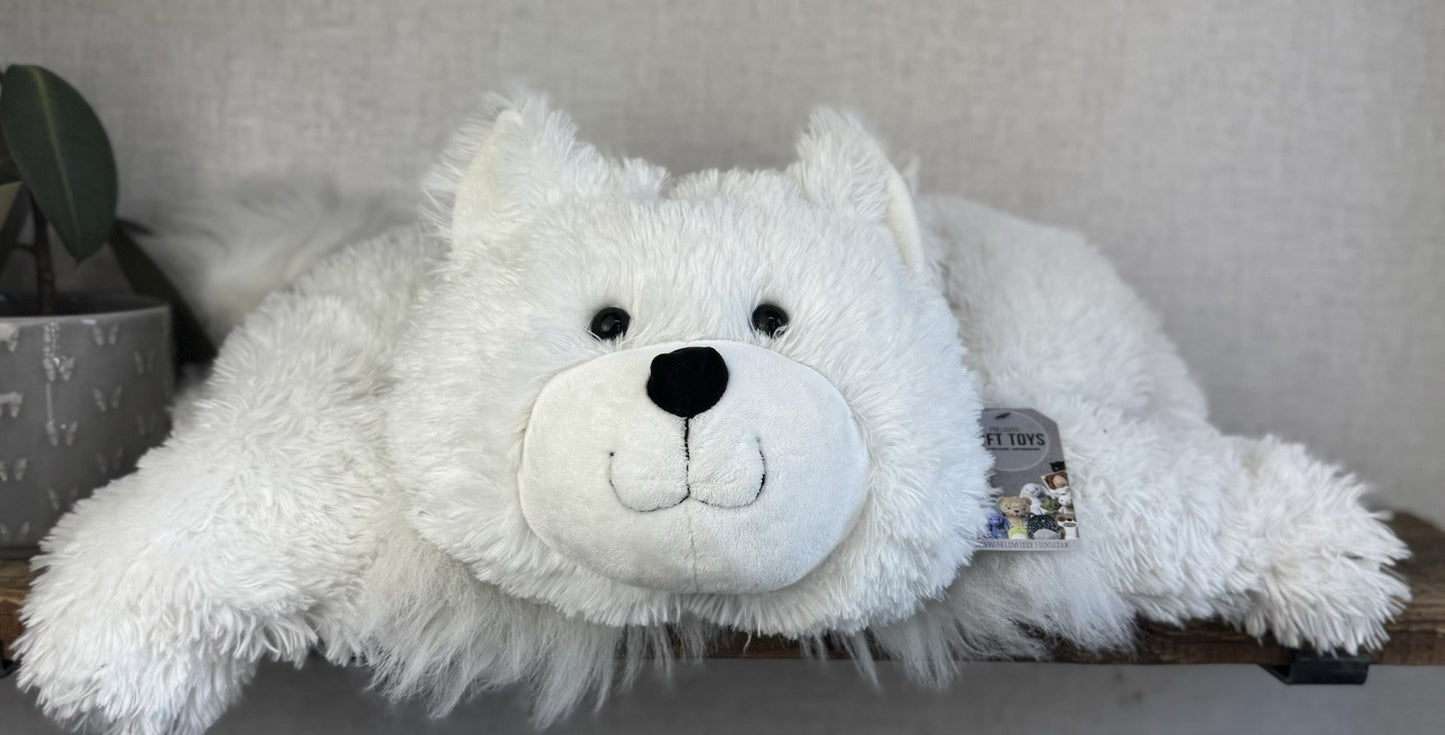 Huge Truffles White Cat - Little White Company/Jellycat Collab Large Cushion Cat