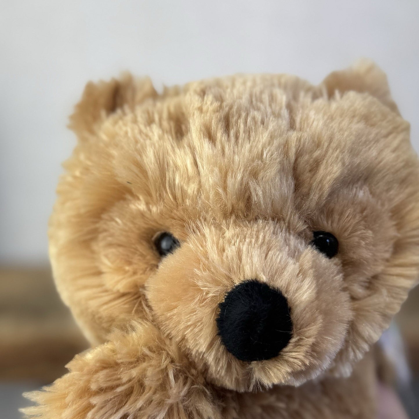 Barbara Bukowsk Vintage Floppy Bear - Golden Bear Beanie Large Rare Plush 15”
