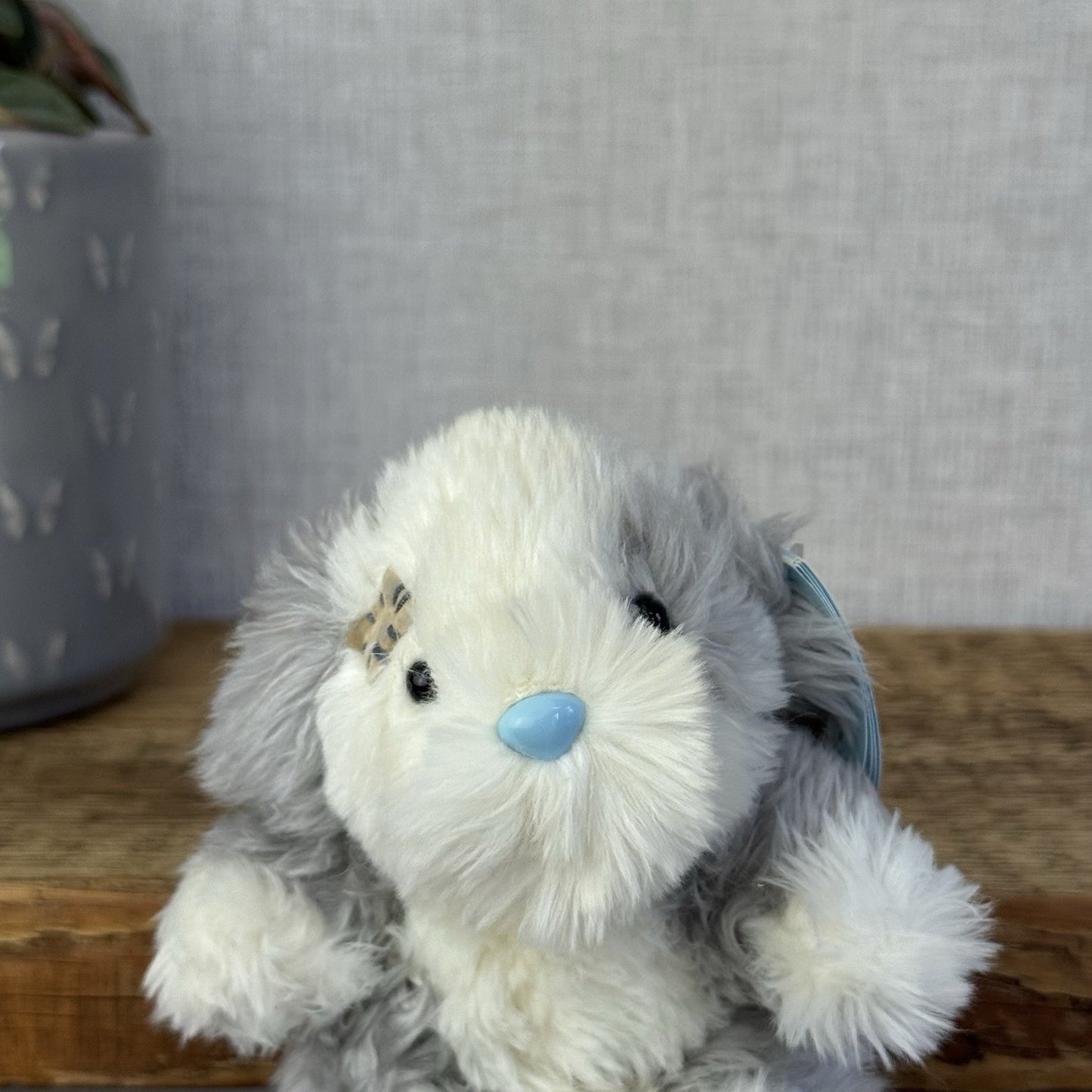 Blue Nose Friends Fluffy The Sheepdog - Mini Fluffy Dog Beanie Pal New 5”