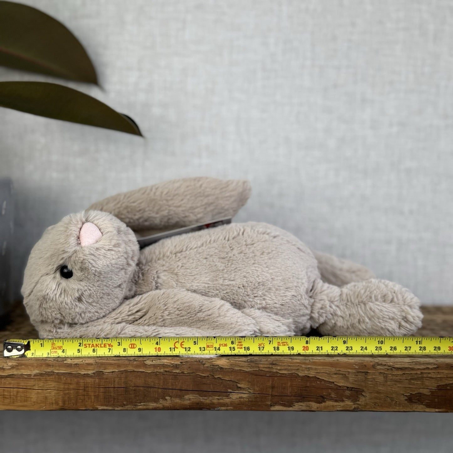 Jellycat Medium Bashful Beige Bunny - Light Brown Bunny Soft Toy Beanie 12” NWOT