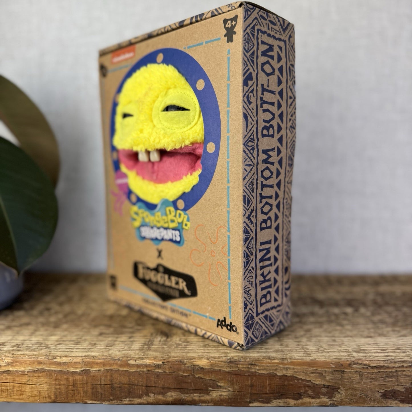 Fuggler Spongebob Square Pants Funny Ugly Monster Plush Cartoon Network Box