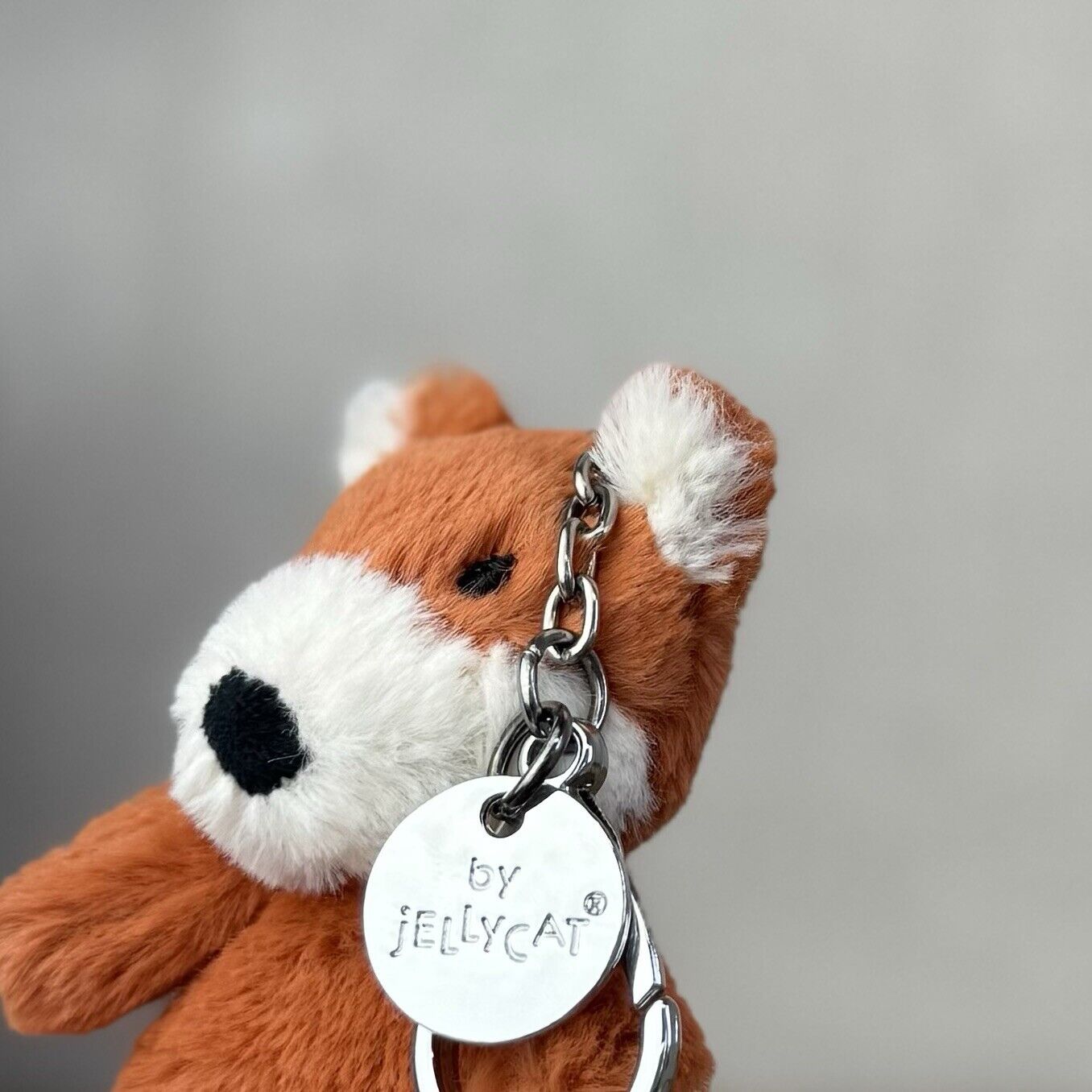 Jellycat Bashful Fox Bag Charm - Rare Tiny Fox Keyring Retired Collectible