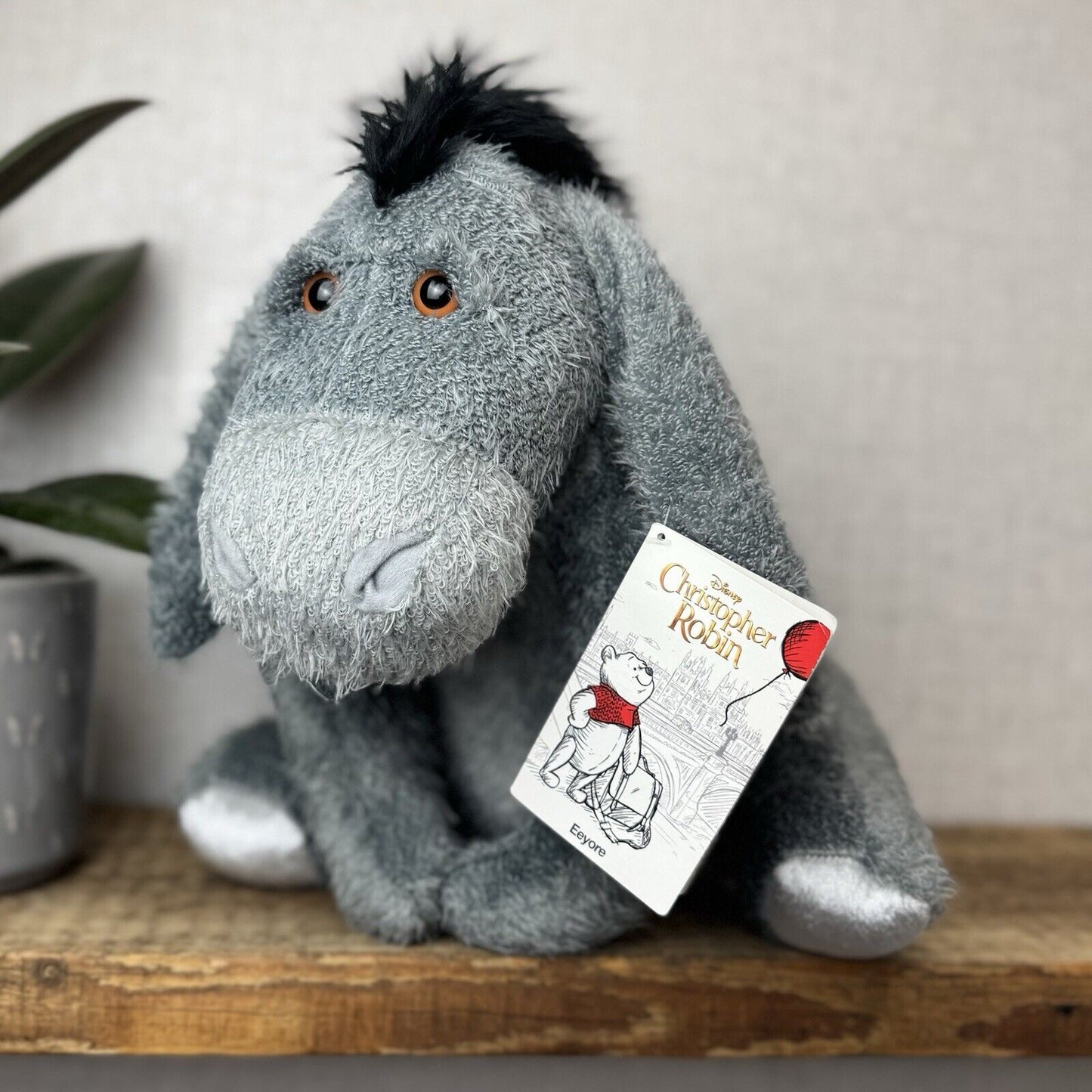 Disney Eyyore Plush Toy - Christopher Robin live action Movie - Winnie the Pooh