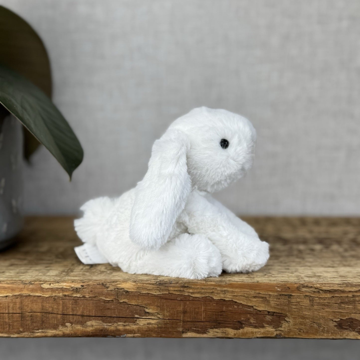 Jellycat Tiny White Smudge Bunny Rabbit - Tiny White Company Exclusive Smudge 8”