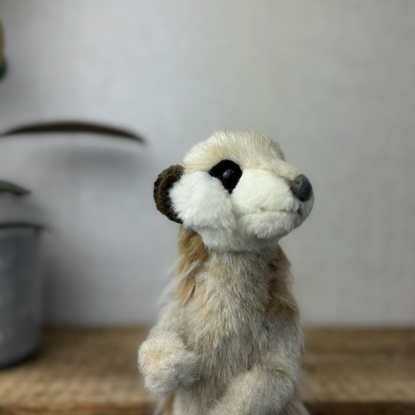 Hansa Meerkat Standing Soft Toy - Pose-able Meerkat Plush New With Tags Art 3703