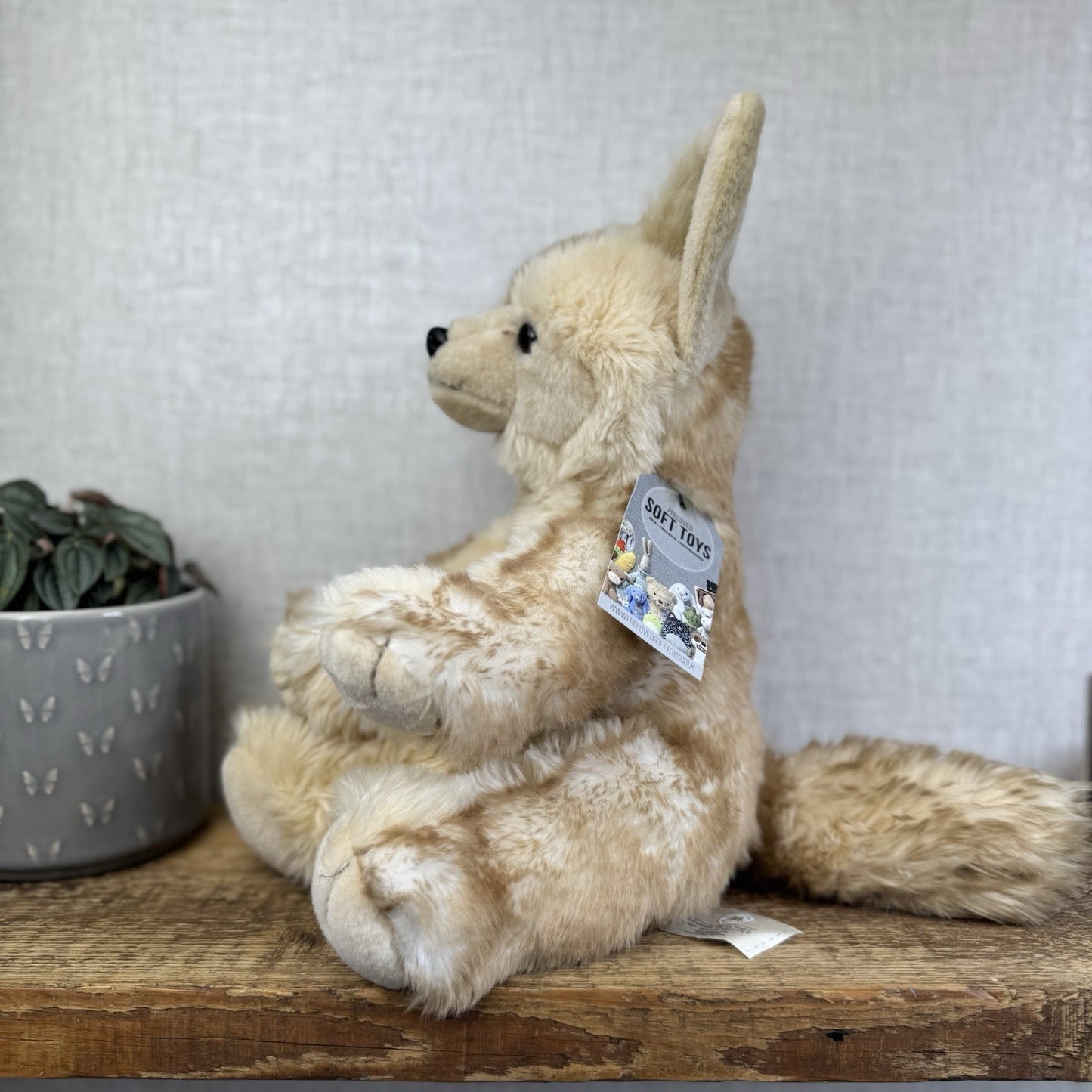 Build A Bear WWF Fennec Fox - New Without Tags Arctic Fox Soft Toy Bear 16"