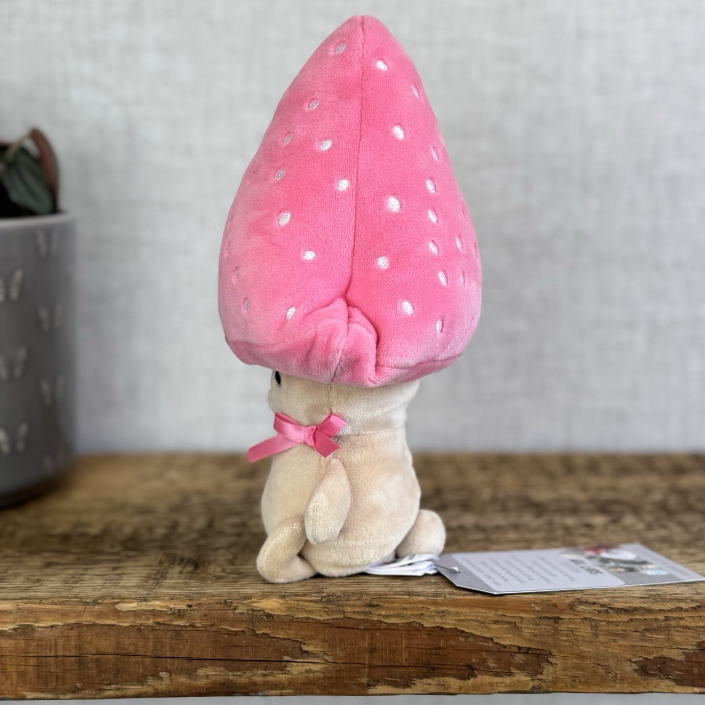 Jellycat Fun Guy Pattie - Pink Toadstool Amuseable Mushroom Soft Toy Small NWOT