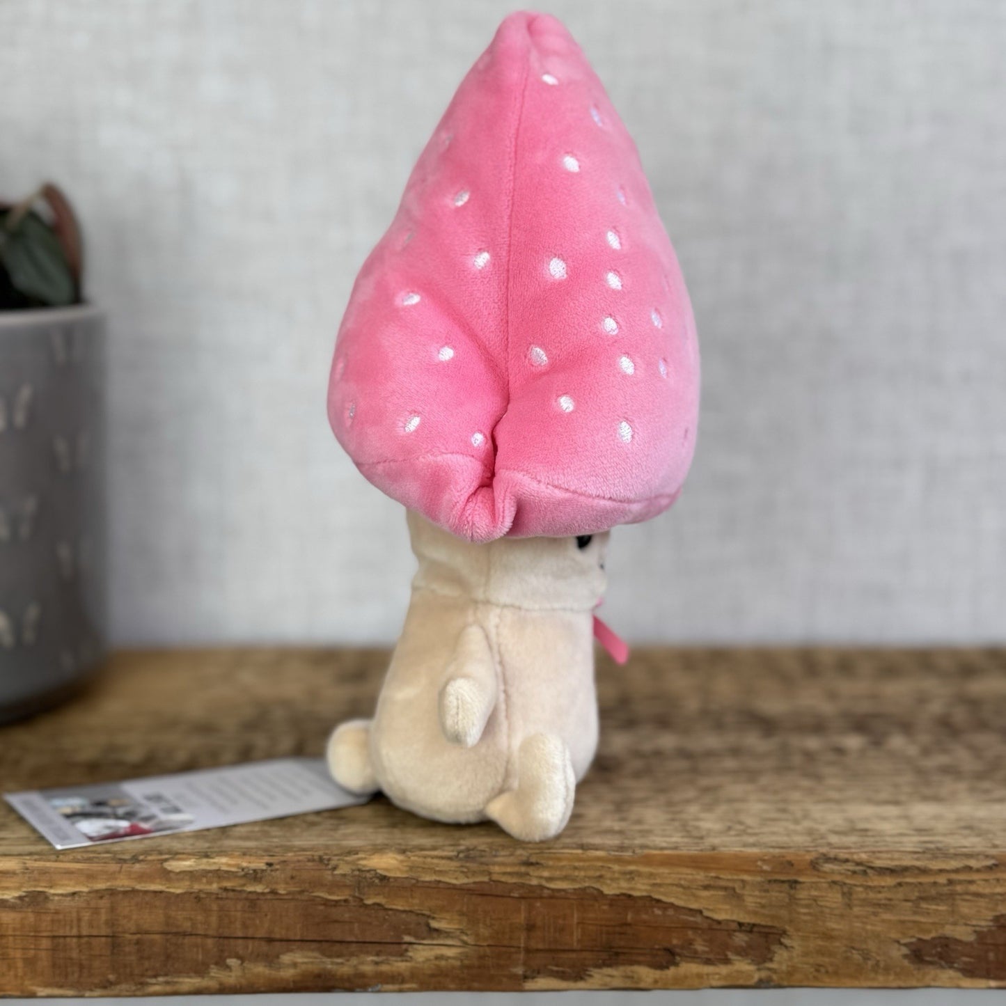 Jellycat Fun Guy Pattie - Pink Toadstool Amuseable Mushroom Soft Toy Small NWOT