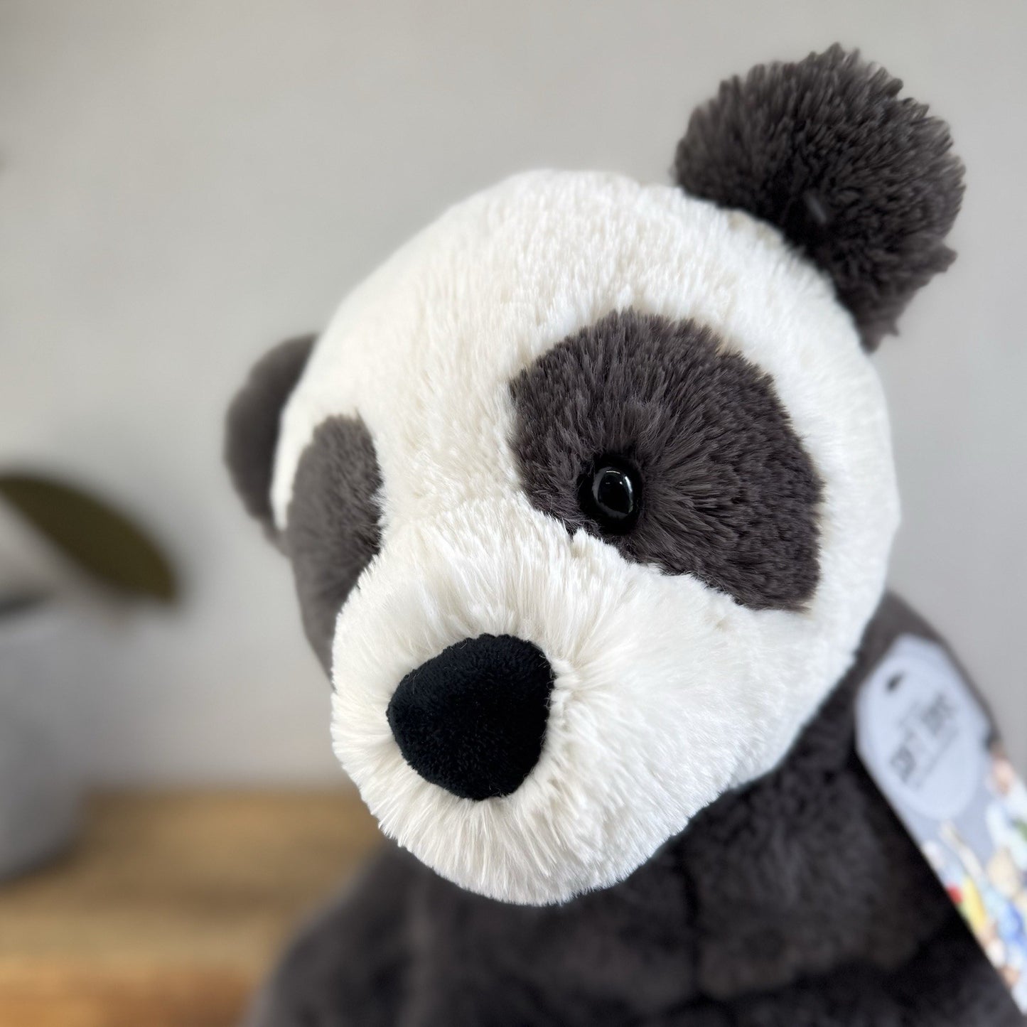 Jellycat Large Huggady Panda - Big Floppy Panda Beanie Rare/Retired 26"