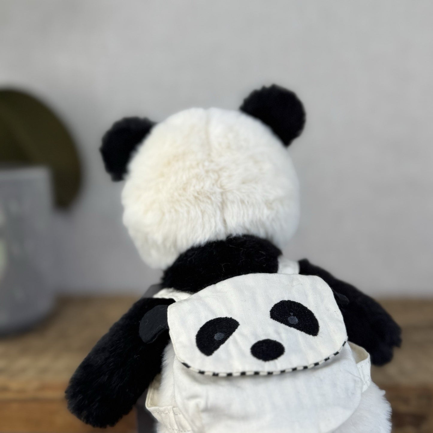 Jellycat Backpack Panda - Panda With Backpack - Small Fluffy Panda Plush 10”