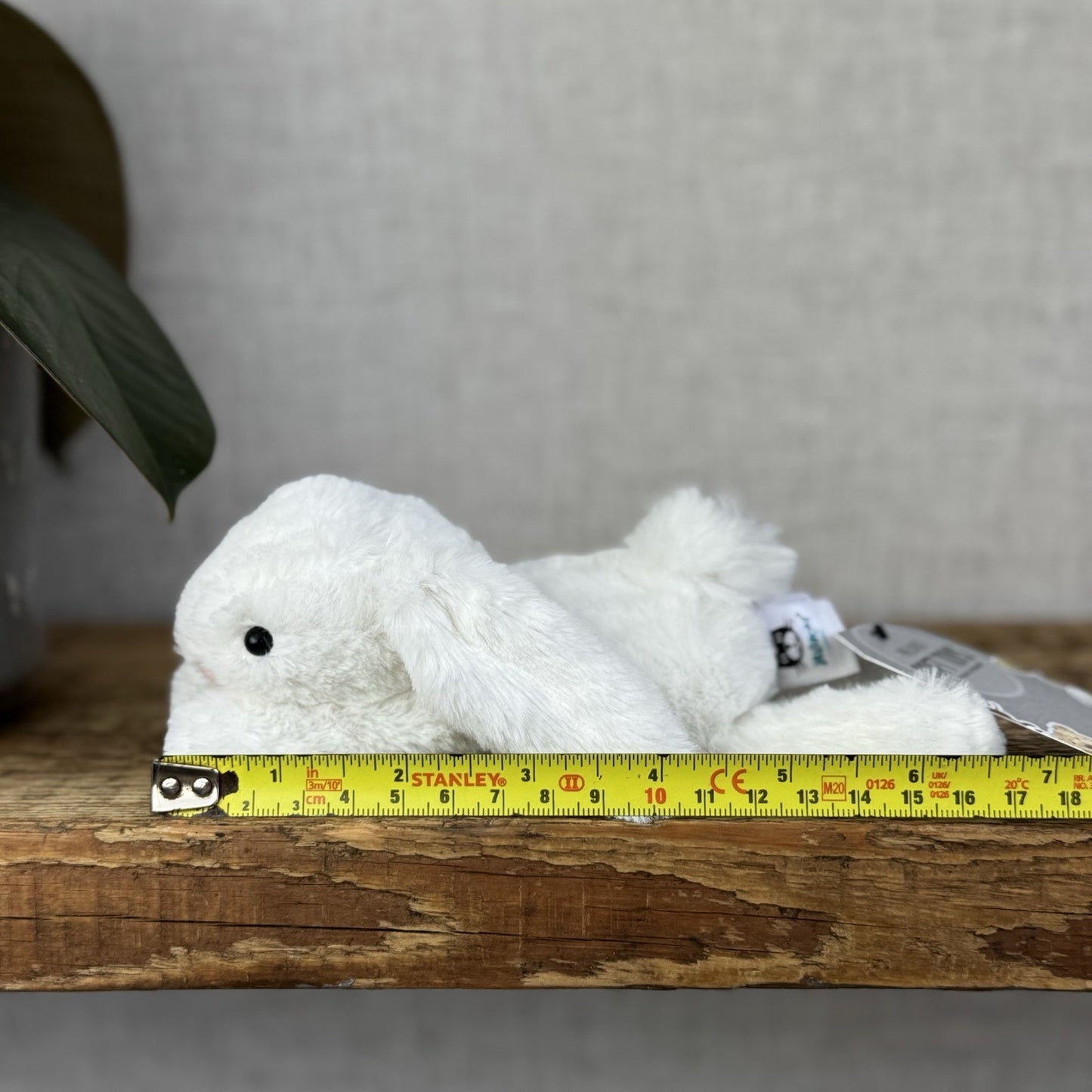 Jellycat Tiny White Smudge Bunny Rabbit - Tiny White Company Exclusive Smudge 8”
