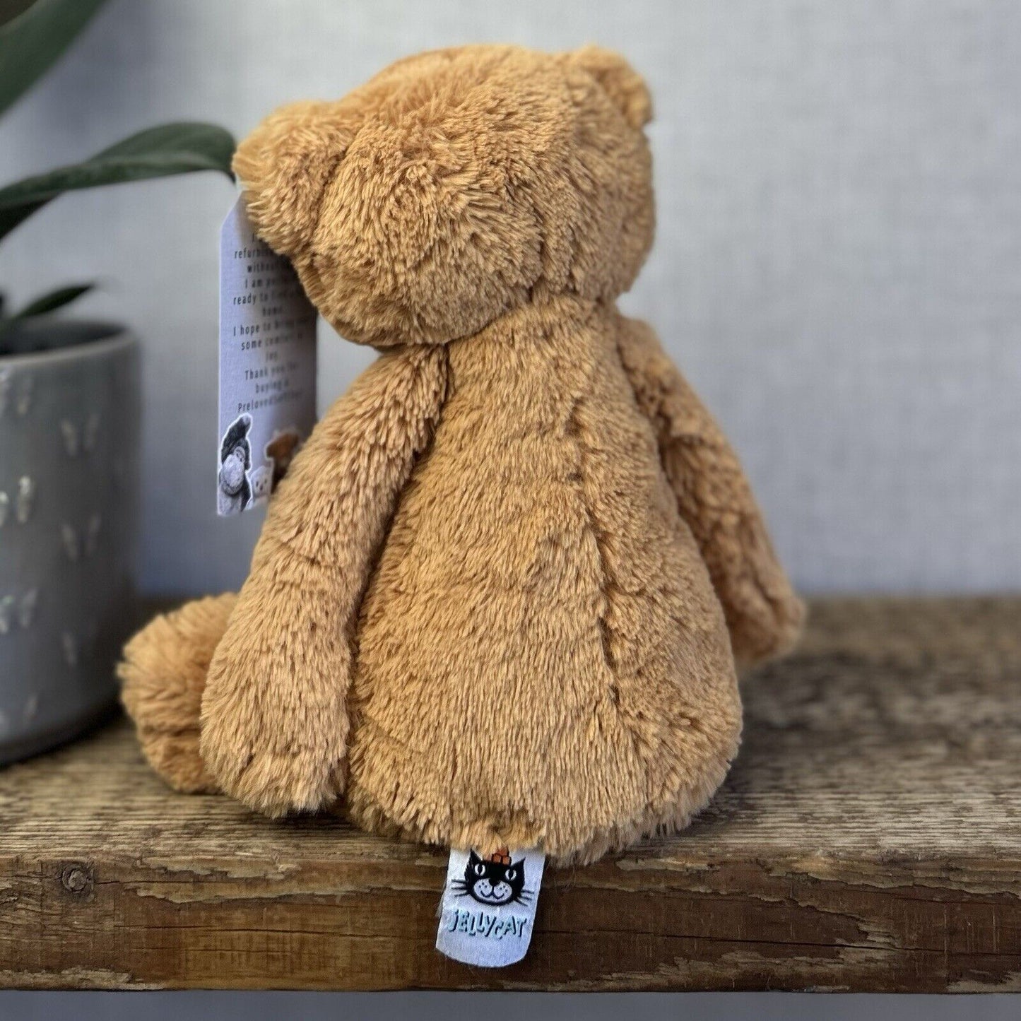 Jellycat Bashful Ginger/orange Bear - Medium Bashful Bear - Retired Bear 12”