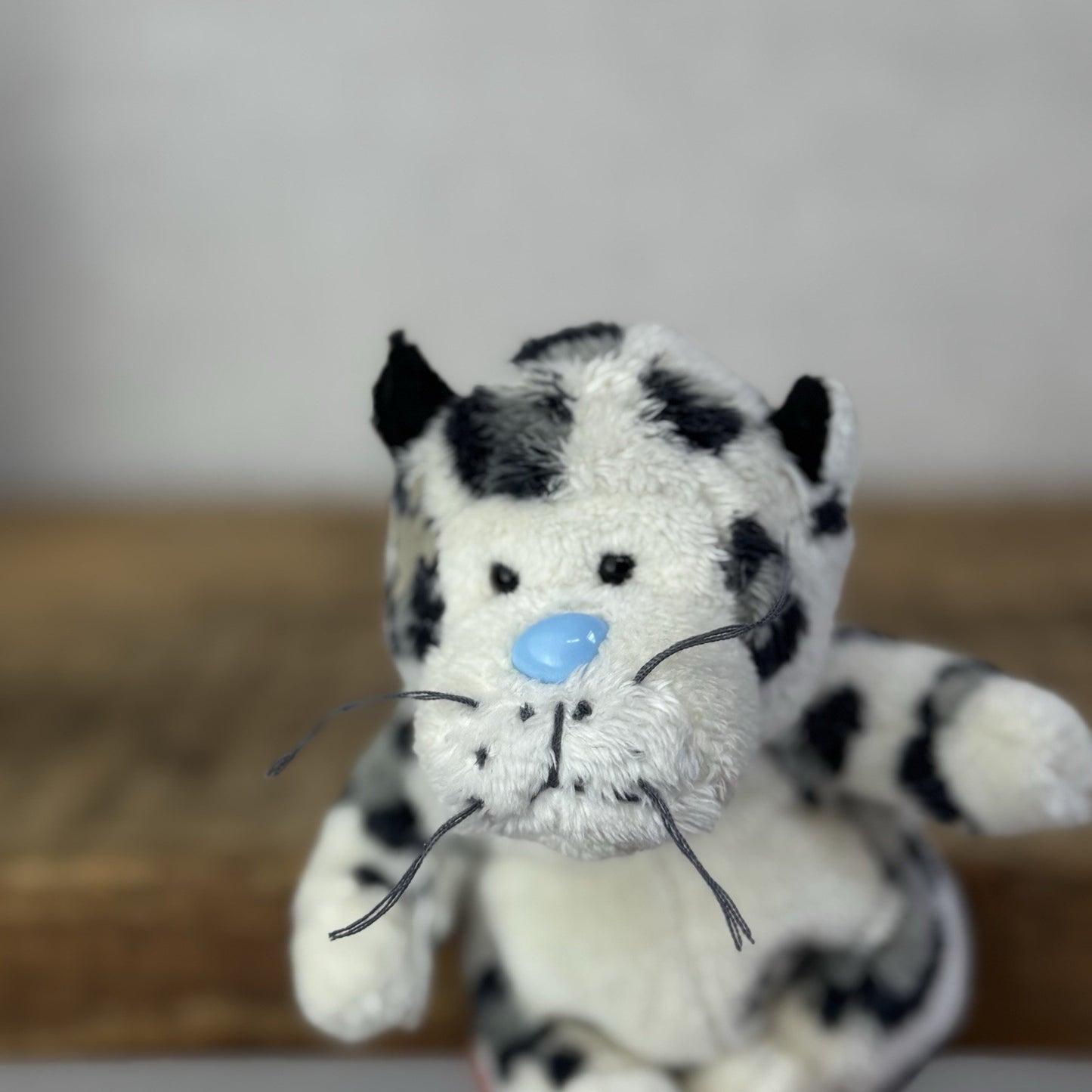 Blue Nose Friends Buster #10 - Grey/White Blue Nose Snow Leopard Soft Toy 5"