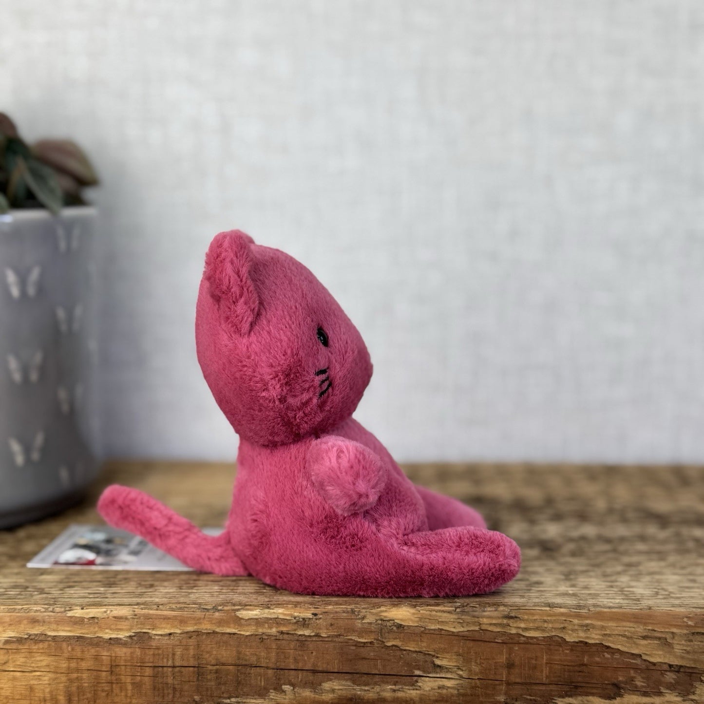 Jellycat Sweetsicle Cat - Tiny Pink Rabbit Plush Beanie New Without Tags 5"