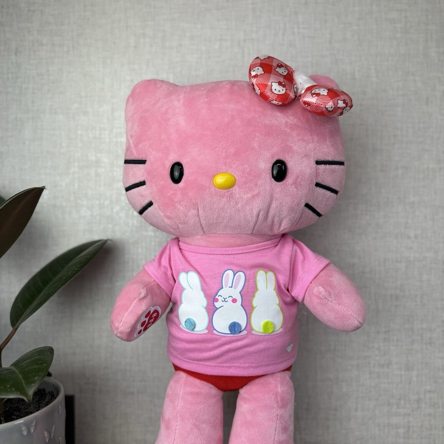 Build A Bear Hello Kitty Jolly Holly - Pink BAB hello Kitty Sanrio Collectible