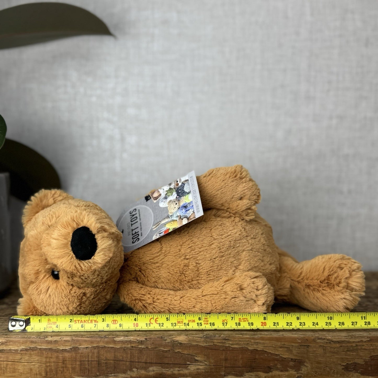 Jellycat Bashful Bear - Medium Brown Bashful Bear/ Orange Brown Retired 12” (#2)