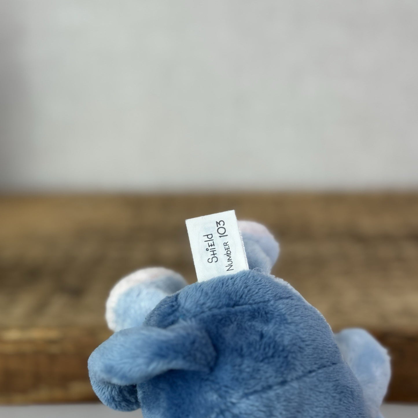 Blue Nose Friends Shield Armadillo #103 - Small Blue Armadillo Soft Toy