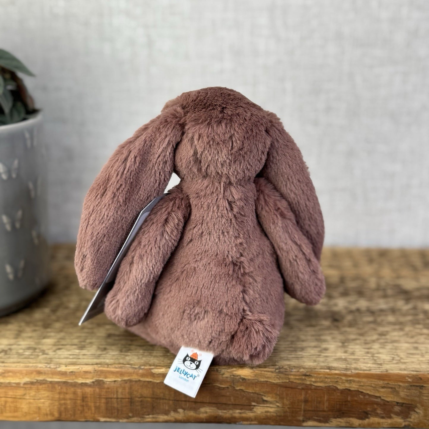 Jellycat Small Bashful Fudge Bunny New Without Tags Small Brown Rabbit Retired