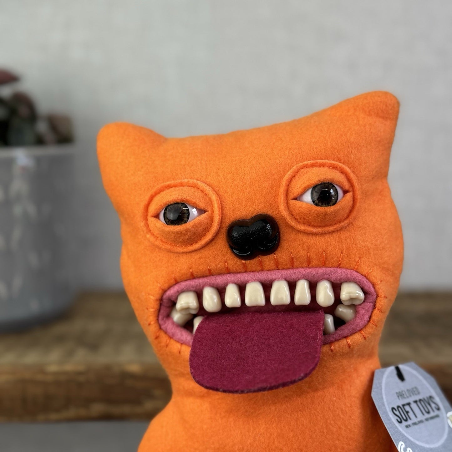 Fuggler Funny Ugly Monster Orange - Sire Blench Retired Felt Monster Plush