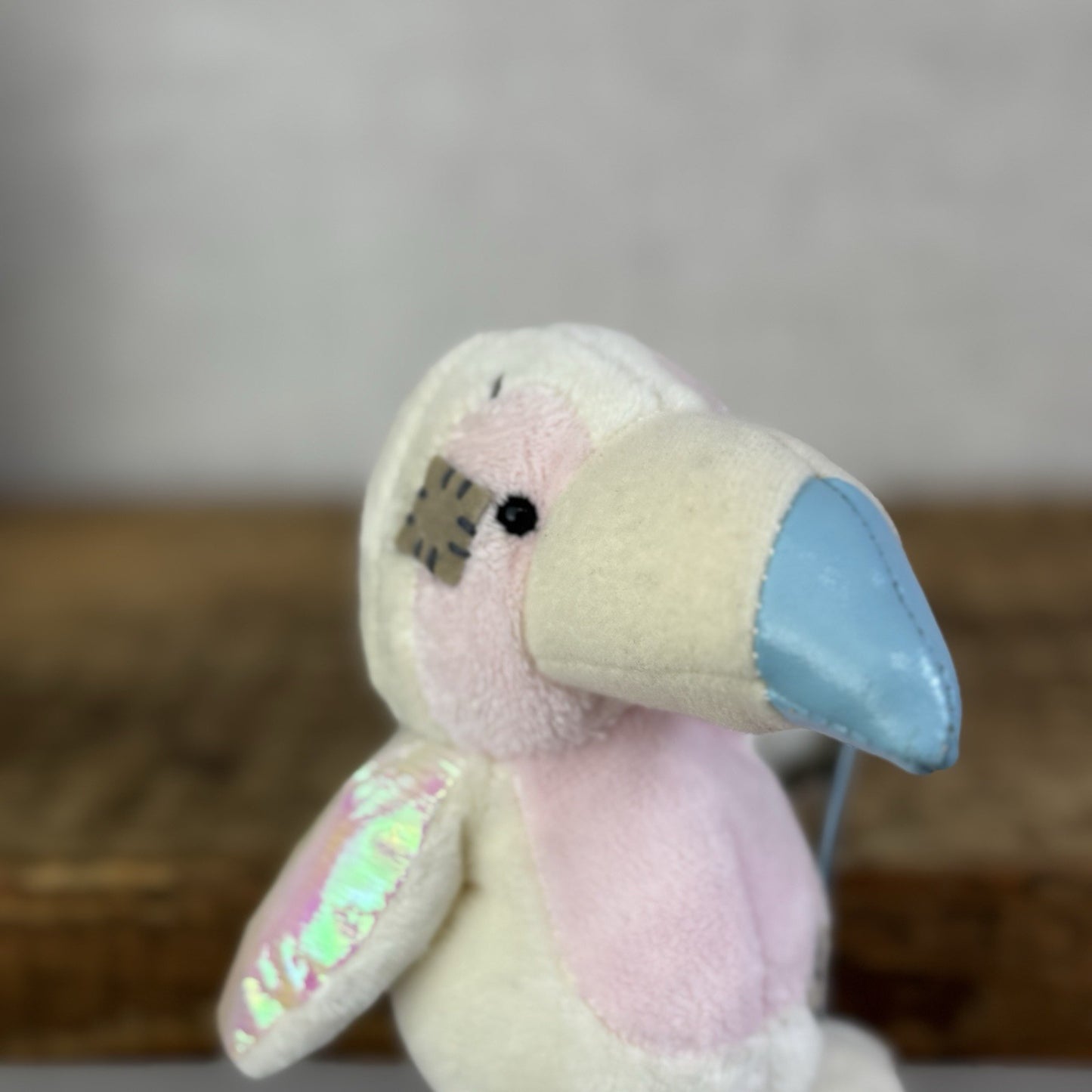 Blue Nose Friends Tango #73 - Lim. Edition Pink Bird Beanie Collectible 5" (#2)