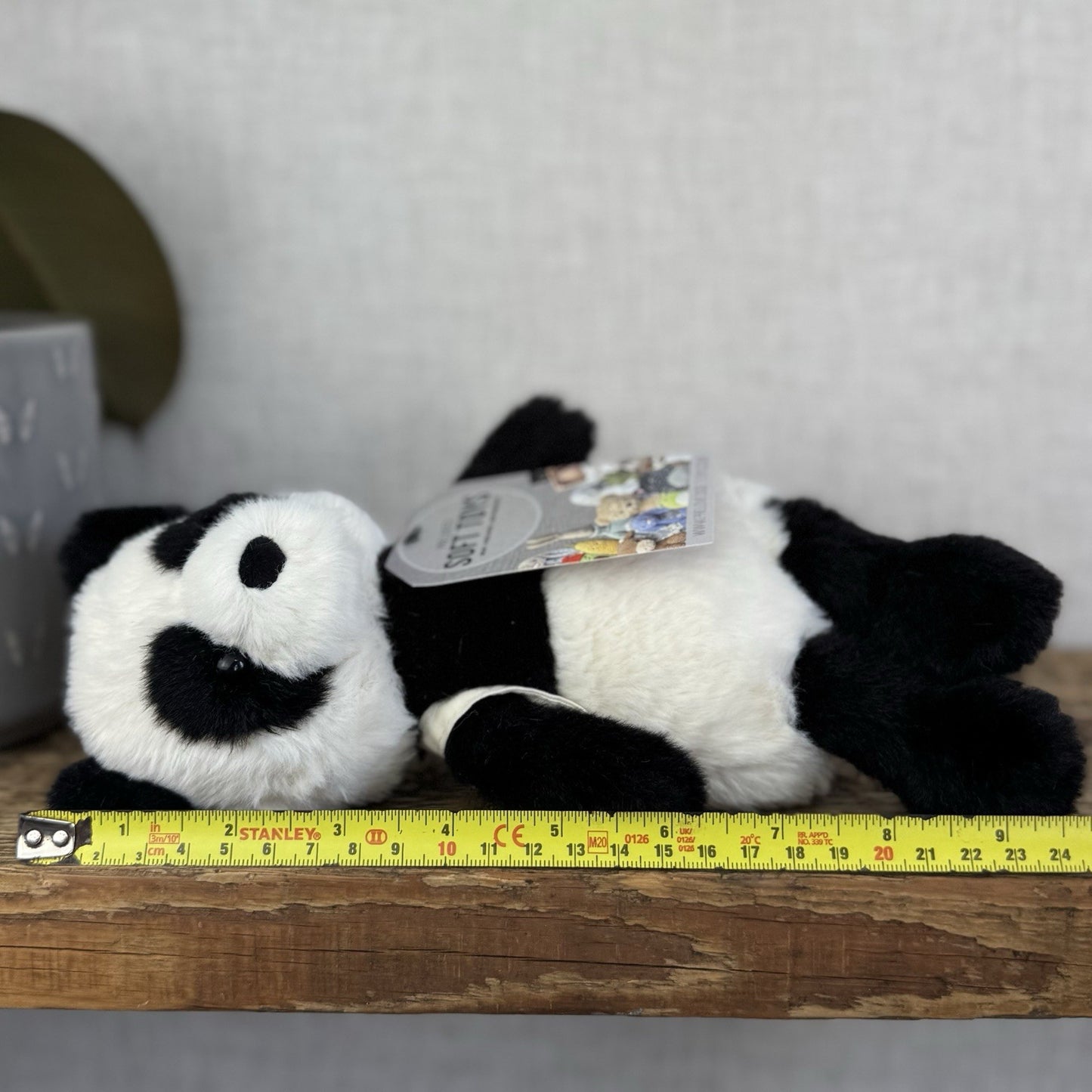 Jellycat Backpack Panda - Panda With Backpack - Small Fluffy Panda Plush 10”
