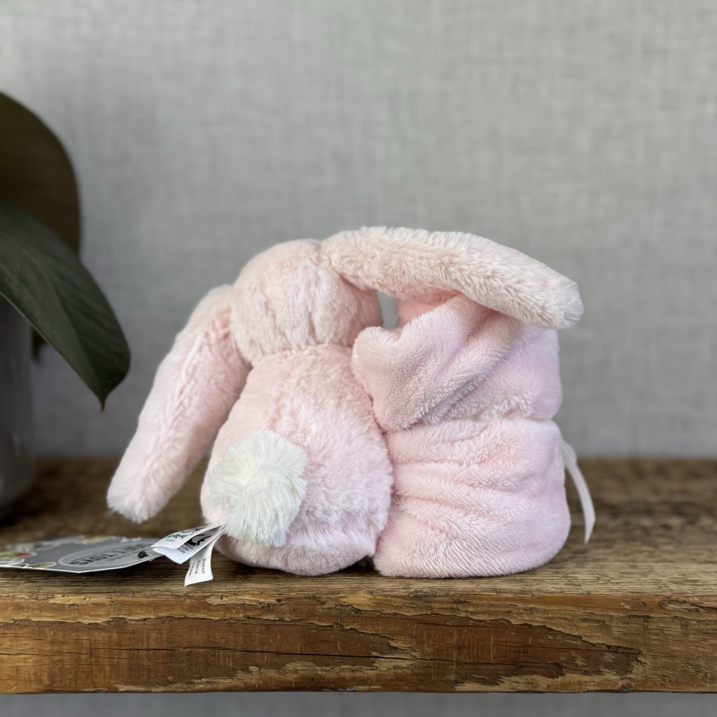 Jellycat Bashful Pink Bunny Soother - Pink Bunny Comfort Blanket Soother Rabbit