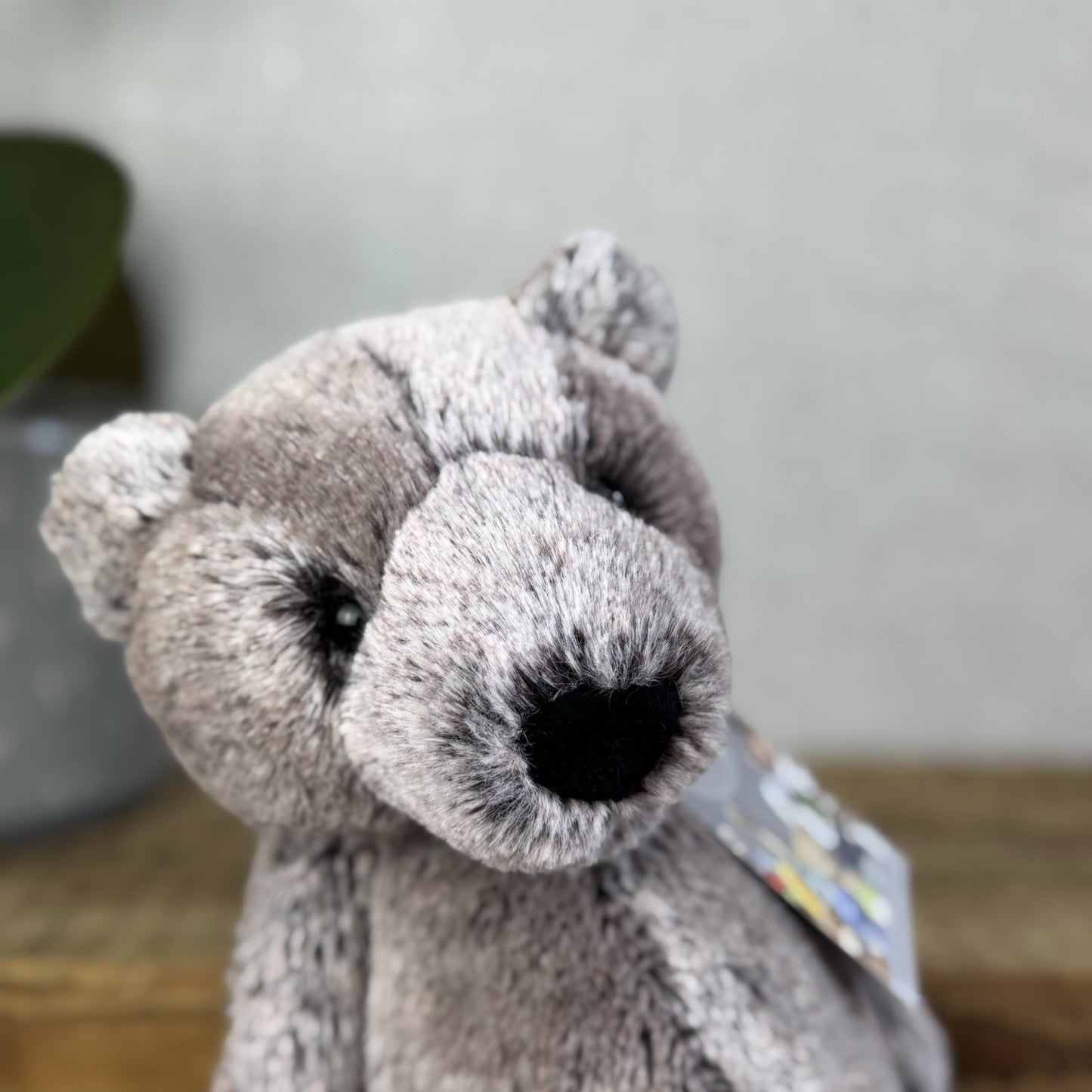 Jellycat Bramble Bear - Medium Woodland/cottontail colour Bashful Bear 12"