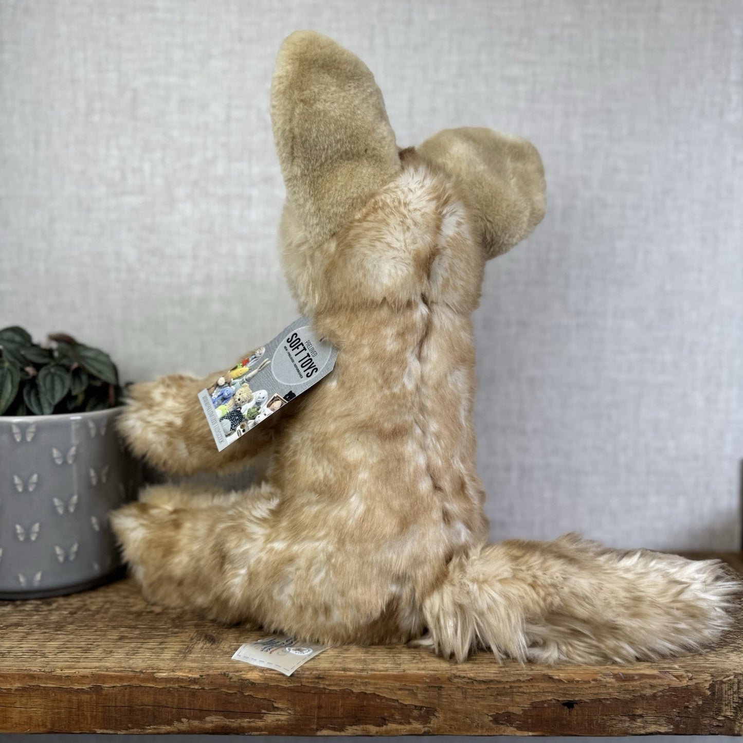 Build A Bear WWF Fennec Fox - New Without Tags Arctic Fox Soft Toy Bear 16"