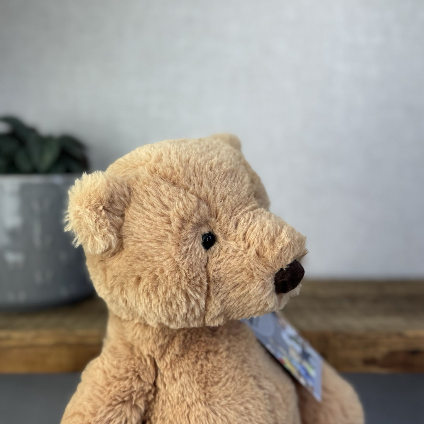 Jellycat Medium Butterscotch Bear - Retired Brown Beige Bear Soft Toy Beanie 12”