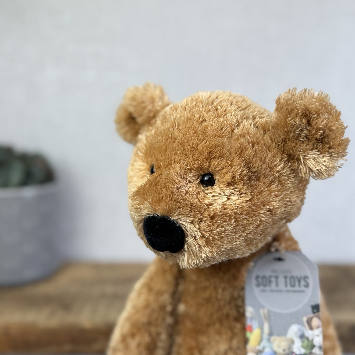 Jellycat Large Tumbler Bear - Large Scruffy Cute Bear Soft Toy Plush Vintage 16”