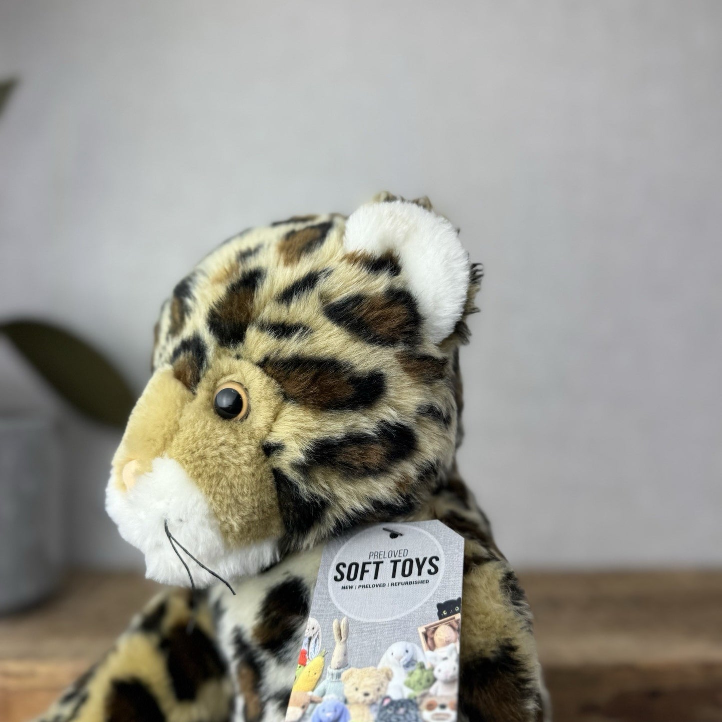 Build A Bear WWF Leopard Cheetah Plush Stuffed Animal 2012 World Wildlife 12"