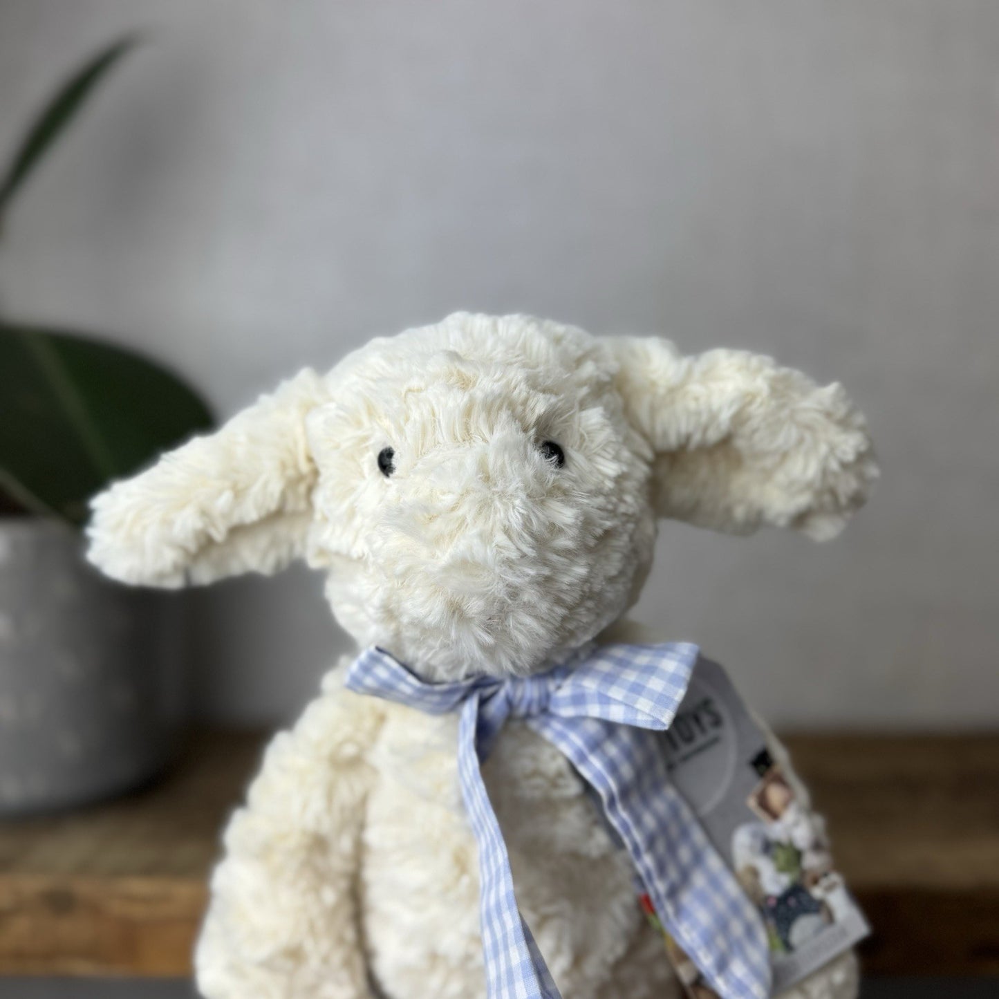 John Lewis Shushky Lamb (Jellycat Collaboration) Cream Curly Lamb Long Legs 15”