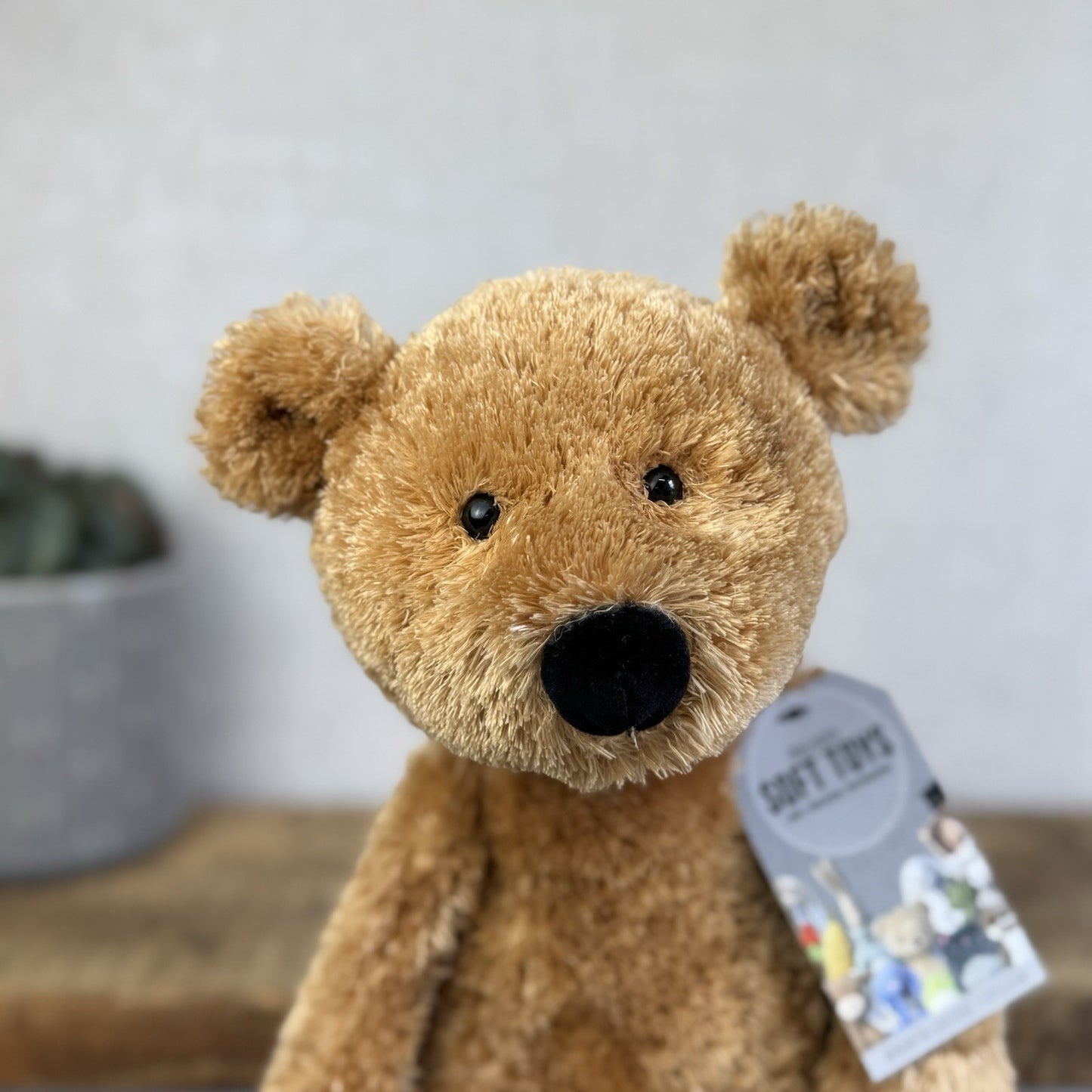 Jellycat Large Tumbler Bear - Large Scruffy Cute Bear Soft Toy Plush Vintage 16”
