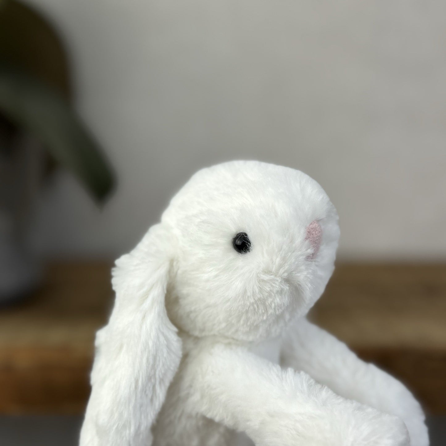 Jellycat Tiny White Smudge Bunny Rabbit - Tiny White Company Exclusive Smudge 8”