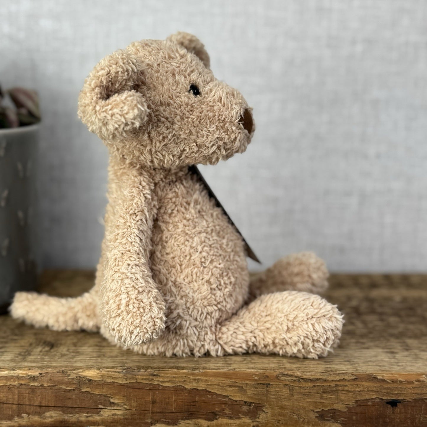 Jellycat Chouchou Puppy Dog - Beige/Light Brown Beanbag Soft Toy Retired 10"