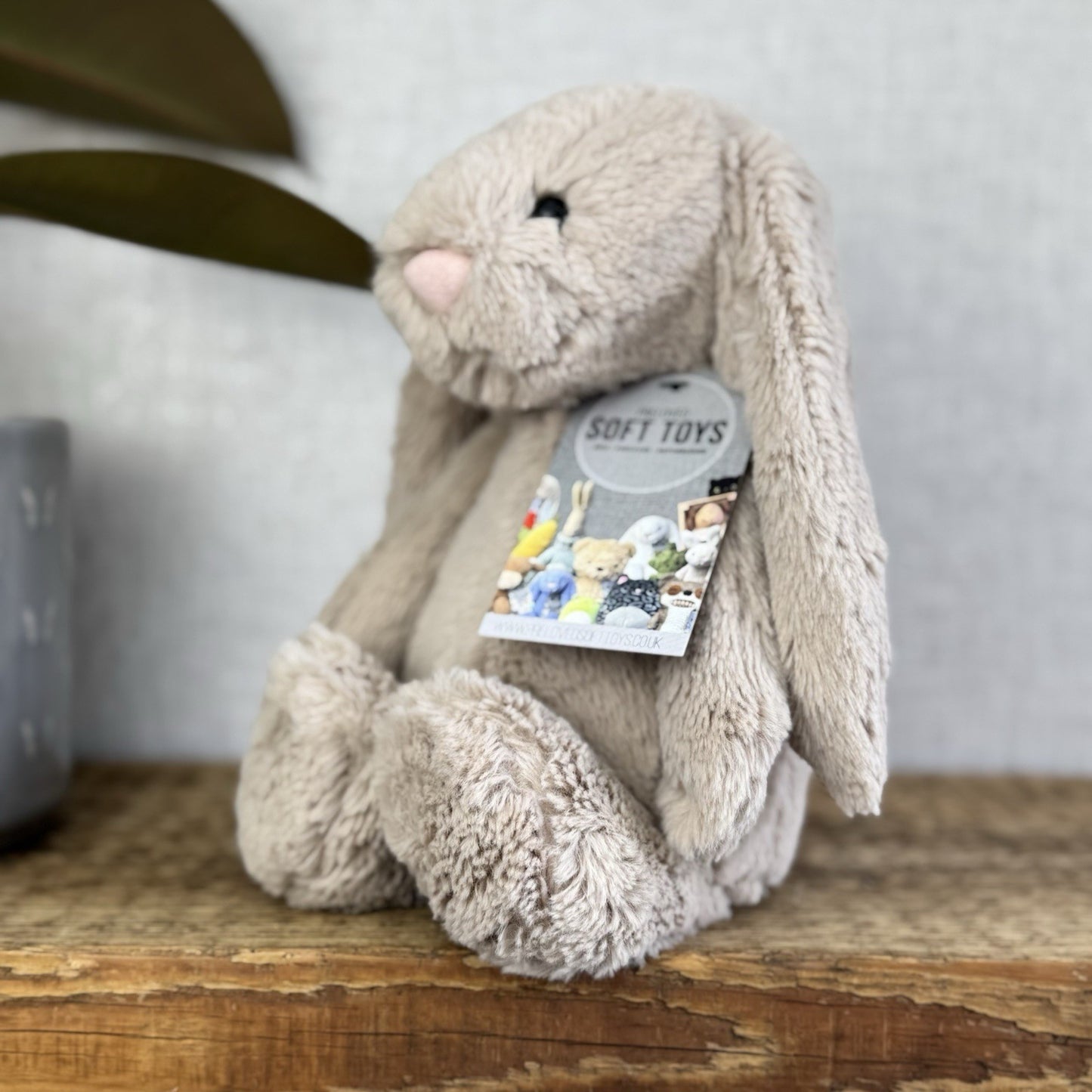 Jellycat Medium Bashful Beige Bunny - Light Brown Bunny Soft Toy Beanie 12” NWOT