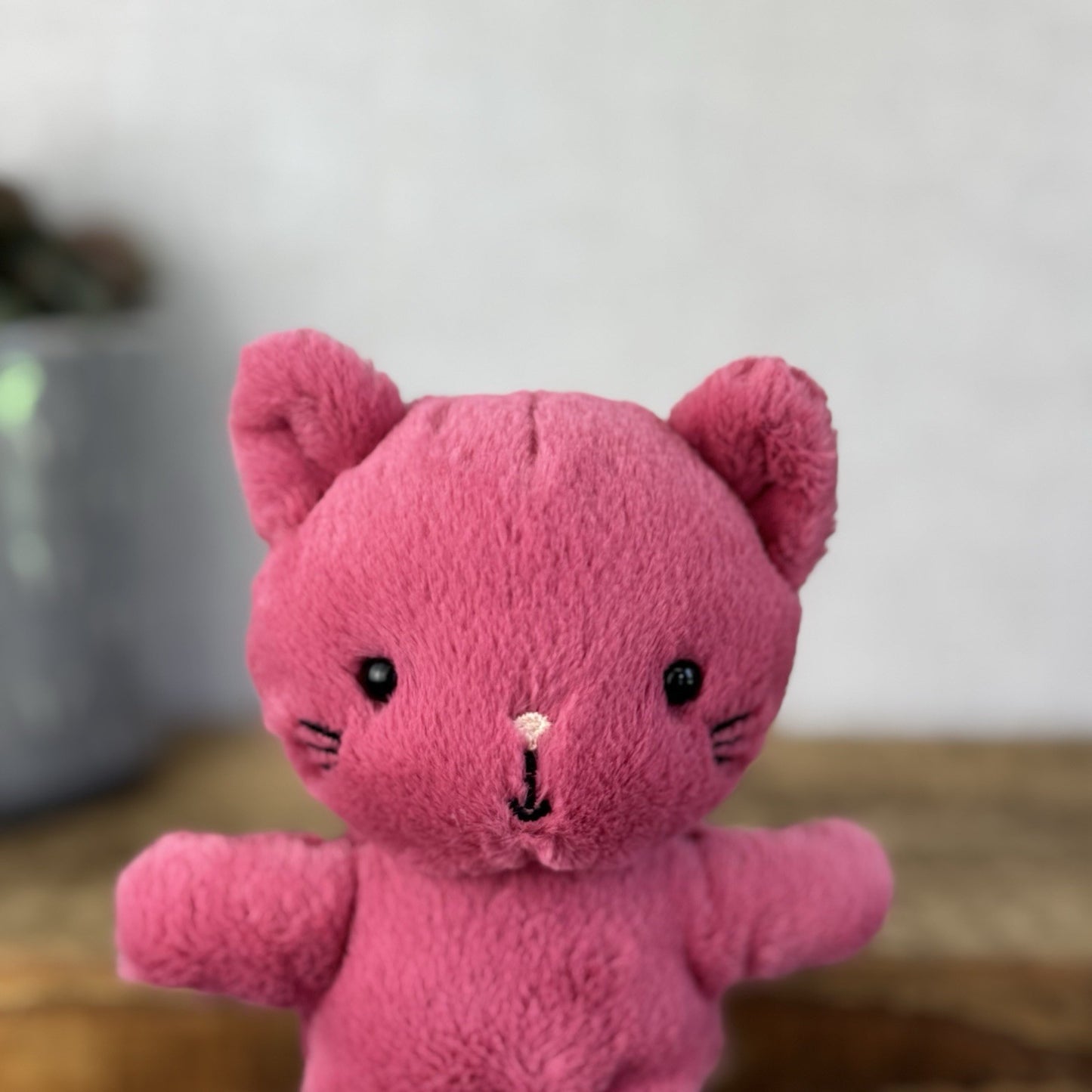 Jellycat Sweetsicle Cat - Tiny Pink Rabbit Plush Beanie New Without Tags 5"