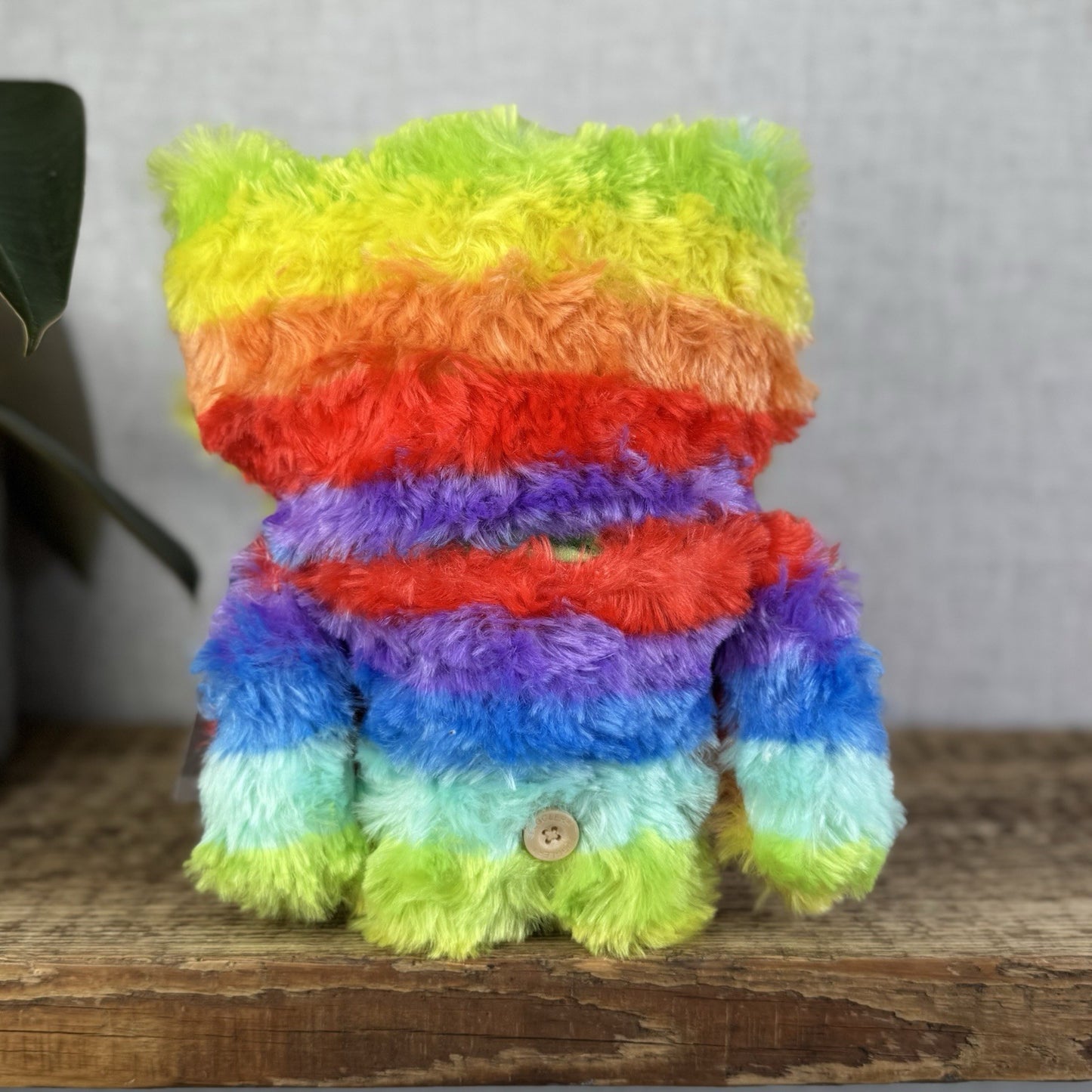 Fuggler Fart Face Fuggler - Wide Eyed Weirdo Rainbow Fuggler Cute Snuggler Plush