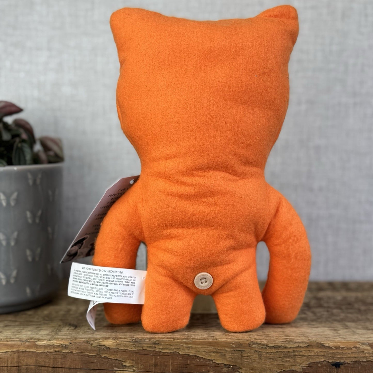 Fuggler Funny Ugly Monster Orange - Sire Blench Retired Felt Monster Plush