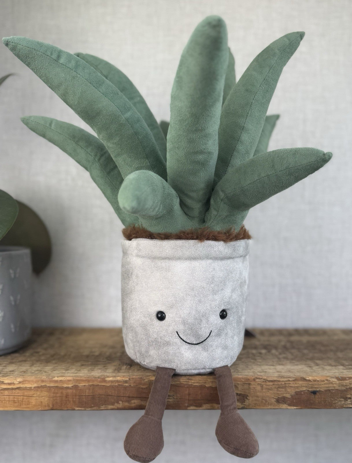Jellycat Big Amuseable Aloe Vera - Large Plant Plush Soft Toy With Legs Retired