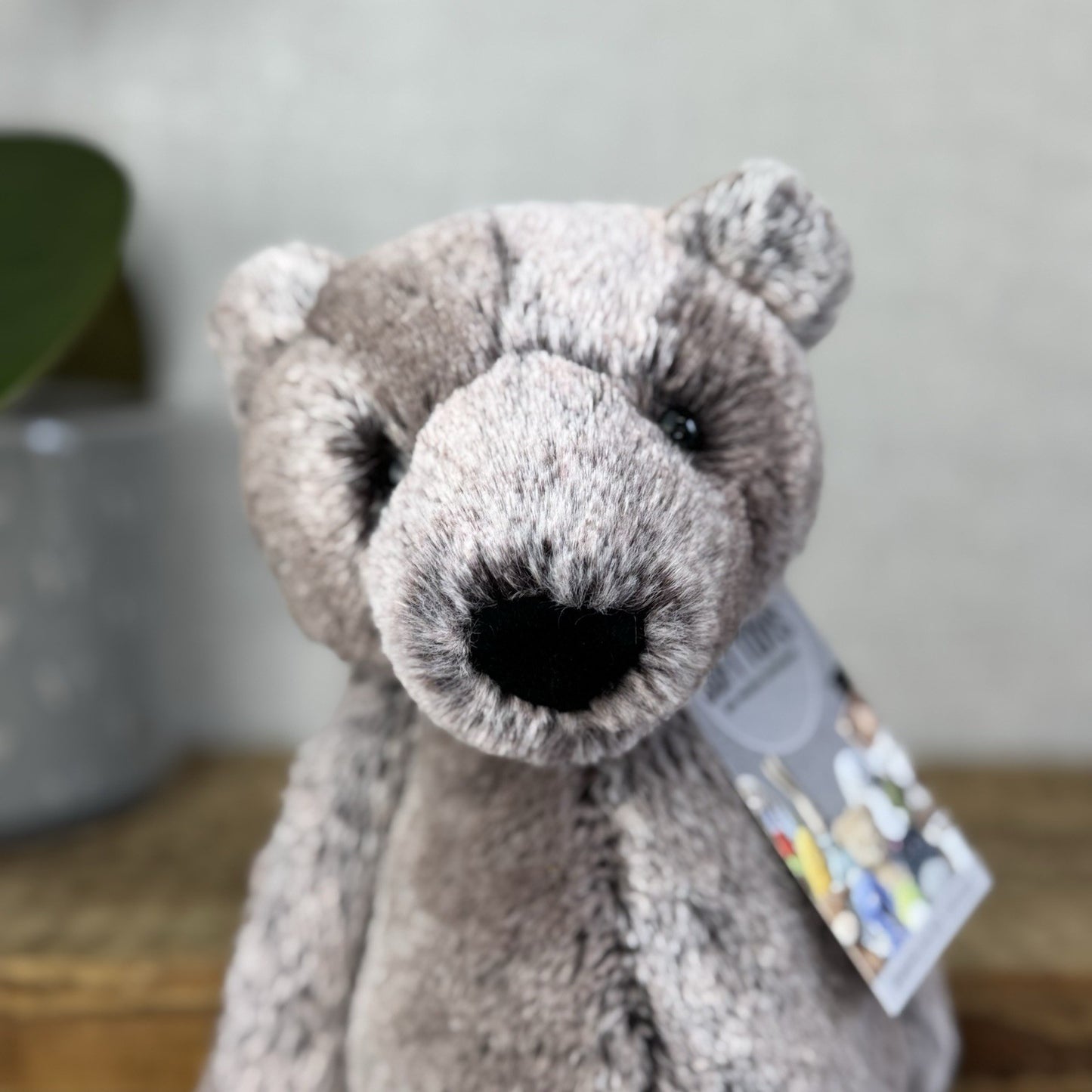 Jellycat Bramble Bear - Medium Woodland/cottontail colour Bashful Bear 12"