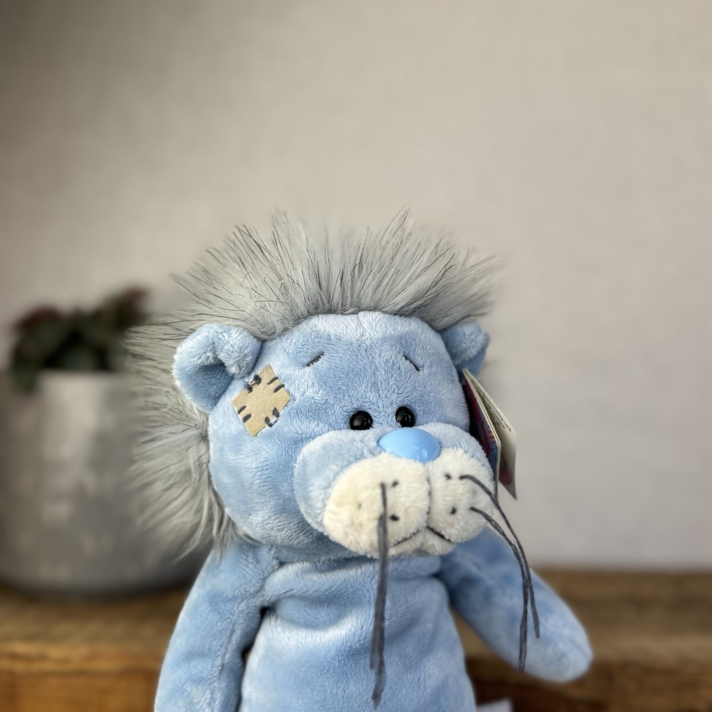Blue Nose Friends Rocky The Lion - Floppy Blue Lion New With Tags Retired Plush