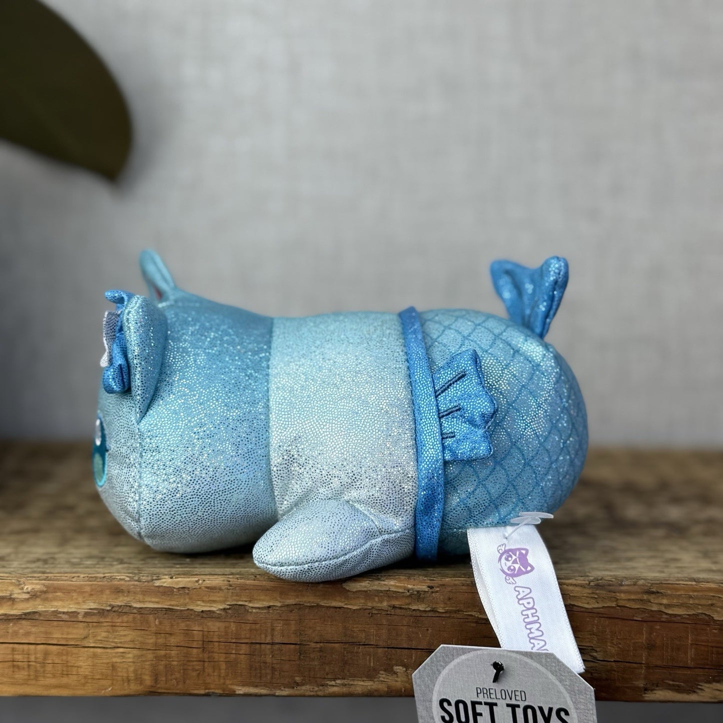 Aphmau MeeMeows - Mermaid Cat Blue Sparkly Kitty - Pocket Money Pal Small Cat 5"