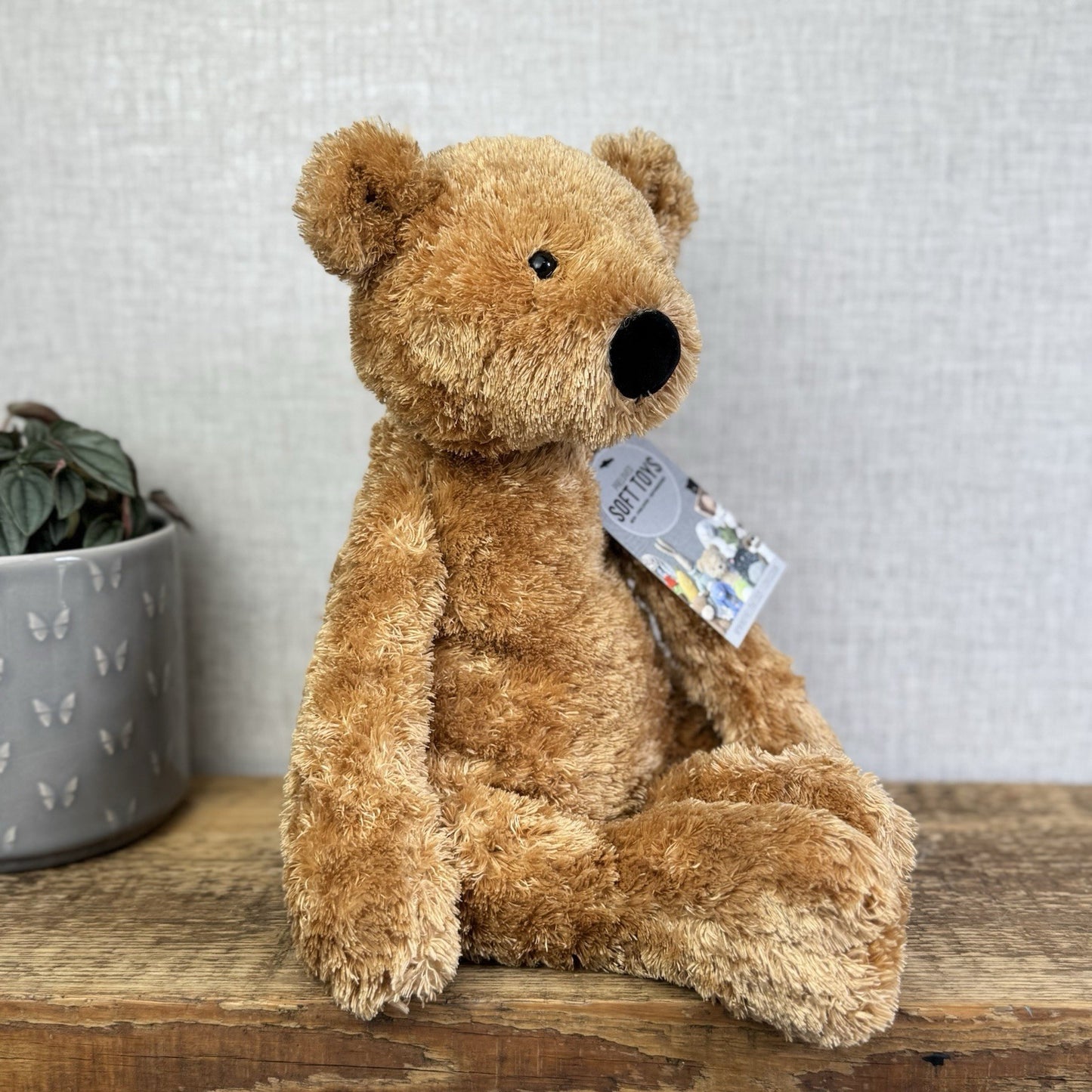 Jellycat Large Tumbler Bear - Large Scruffy Cute Bear Soft Toy Plush Vintage 16”