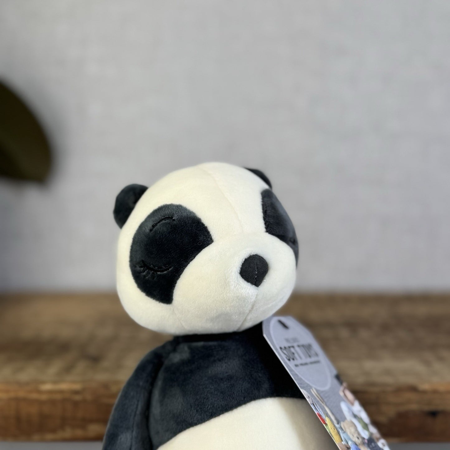 Jellycat Sleepee Panda Small - Small Velour Panda Beanie Plush Retired 10"