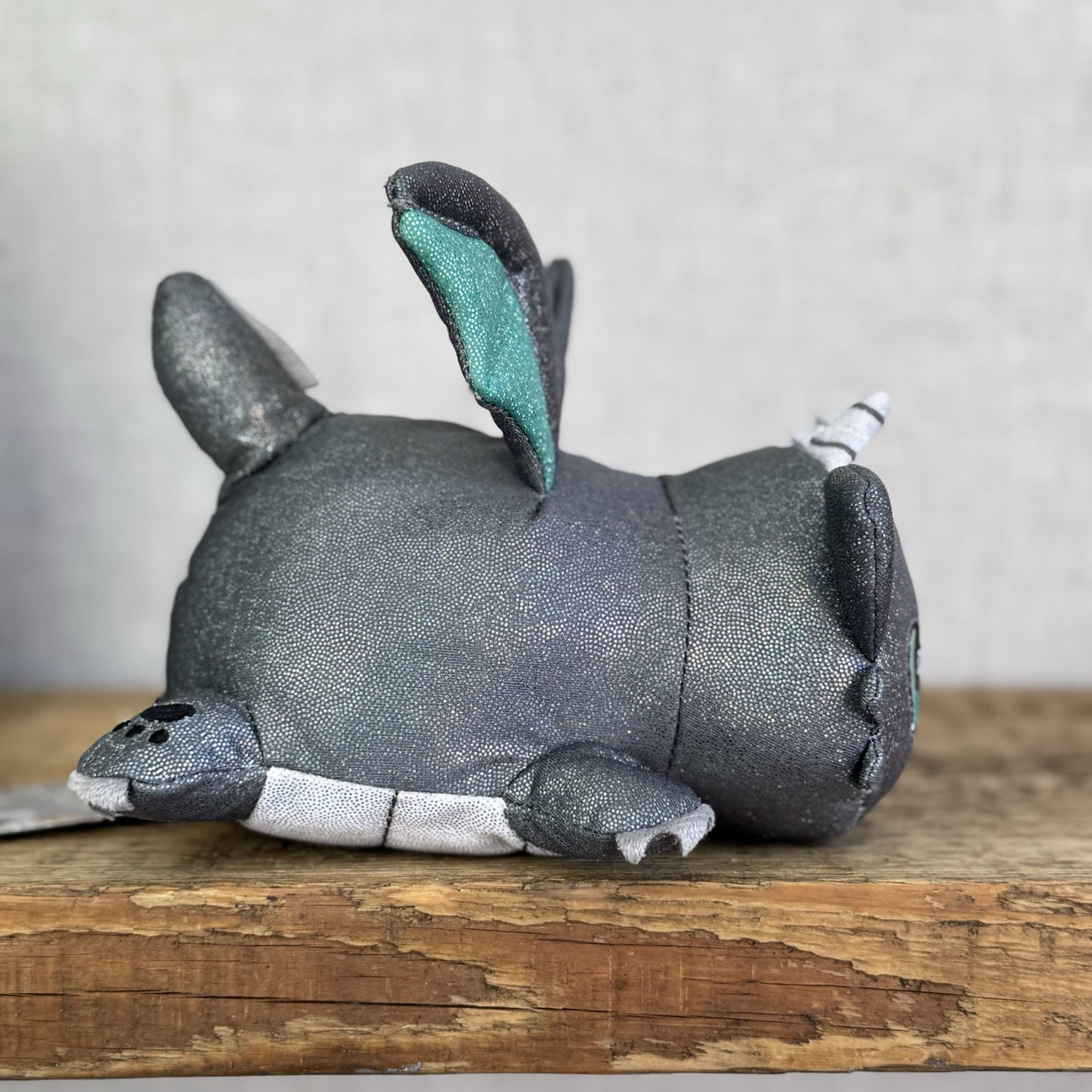 Aphmau MeeMeows - Dragon Cat Grey/Green Sparkly Plush Collectible 5"